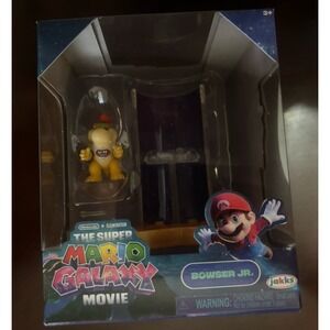 Mario THE SUPER MARIO GALAXY MOVIE Action Figure Jakks Pacific Bowser Jr. NEW!